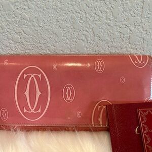 Cartier Pink Logo Happy Birthday Women's Wallet